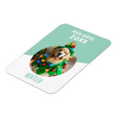 Magnet Flexible Joyeux Dogmas Custom Chien Photo Christmas Keepsak (Côté Gauche)