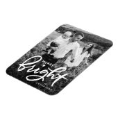 Magnet Flexible Joyeux et brillant Script photo de vacances (Côté Gauche)