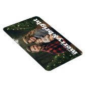 Magnet Flexible Joyeux et lumineux photo de Noël horizontale (Côté Droit)