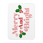 Magnet Flexible Joyeux et lumineux - Typographie classique de vaca (Vertical)