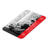 Magnet Flexible Joyeux et lumineux voeux de vacances (Côté Gauche)