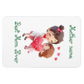 Magnet Flexible Joyeux - Fête des Mères | Meilleure maman personna (Horizontal)