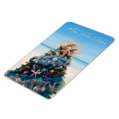Magnet Flexible Joyeux Floride Noël Tropical Beach and Tree (Côté Gauche)