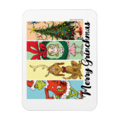 Magnet Flexible Joyeux Grinchmas Collage de Fêtes (Vertical)