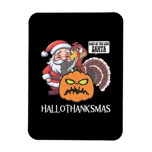 Magnet Flexible Joyeux Hallothankmas (Vertical)