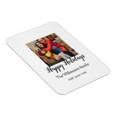 Magnet Flexible Joyeux Joyeux Noël ajouter nom de famille ph (Côté Droit)