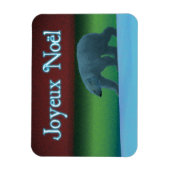 Magnet Flexible Joyeux Noё l - Ours polaire (Vertical)
