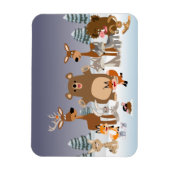 Magnet Flexible Joyeux Noël! Aimant souple pour animaux mignons (Vertical)