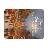 Magnet Flexible Joyeux Noël Allemand Salutations de marché Kitsch (Horizontal)