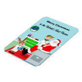 Magnet Flexible Joyeux Noël au meilleur médecin du monde (Côté Gauche)