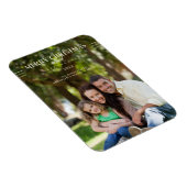 Magnet Flexible Joyeux Noël Bonne année Script Photo personnalisée (Côté Droit)