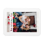 Magnet Flexible Joyeux Noël Calligraphie Wimshi Papier Coupé (Horizontal)