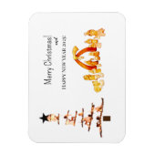 Magnet Flexible Joyeux Noël! Carte (Vertical)