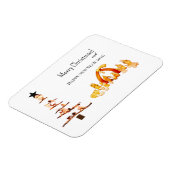 Magnet Flexible Joyeux Noël! Carte (Côté Gauche)