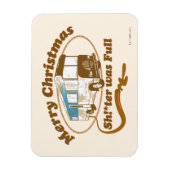 Magnet Flexible Joyeux Noël, Chut !*ter était plein (Vertical)