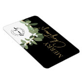 Magnet Flexible Joyeux Noël Compagnie Logo Or noir Custom Hol (Côté Droit)