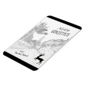 Magnet Flexible Joyeux Noël de Sanibel Island Lighthouse FL (Côté Gauche)