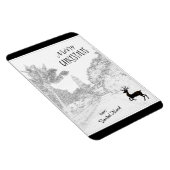 Magnet Flexible Joyeux Noël de Sanibel Island Lighthouse FL (Côté Droit)