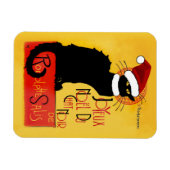Magnet Flexible Joyeux Noël du Conversation noir (Horizontal)