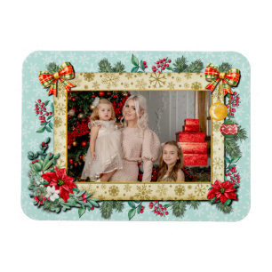 Magnet Flexible Joyeux Noël et Joyeux Nouvel An par amour