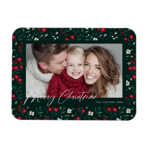 Magnet Flexible Joyeux Noël Fond Saint Baies