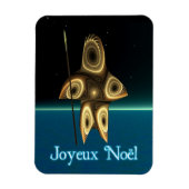 Magnet Flexible Joyeux Noel - Fractal Inuit Hunter (Vertical)