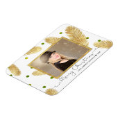 Magnet Flexible Joyeux Noël Gold Parties scintillant Script - Magn (Côté Gauche)