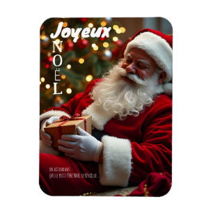 Magnet Flexible Joyeux Noël Le Père Noël s'est endormi FPM
