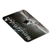 Magnet Flexible Joyeux Noël moderne Calligraphie (Côté Droit)