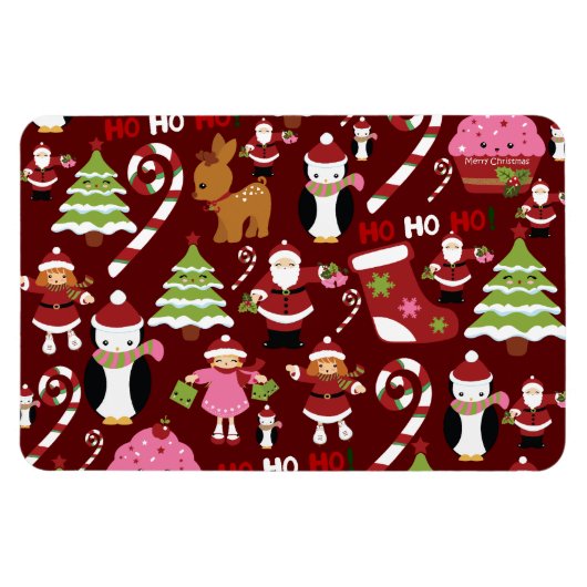 Magnet Flexible Joyeux Noël Noël Noël Noël Noël Noël Motif (Horizontal)