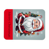 Magnet Flexible Joyeux Noël Père Noël (Horizontal)