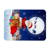 Magnet Flexible Joyeux Noël Père Noël (Horizontal)