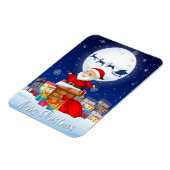 Magnet Flexible Joyeux Noël Père Noël (Côté Gauche)
