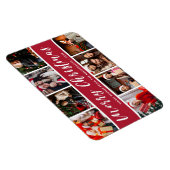 Magnet Flexible Joyeux Noël Photo Collage Calligraphie (Côté Droit)