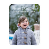 Magnet Flexible Joyeux Noël Photo de vacances (Vertical)