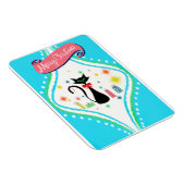 Magnet Flexible Joyeux Noël Retro Chat Siamese (Côté Droit)