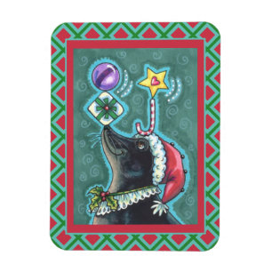 MAGNET FLEXIBLE JOYEUX NOËL SCEAU CADEAUX D'ÉQUILIBRAGE, SUCRE DE