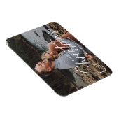 Magnet Flexible Joyeux Noël Script photo de vacances (Côté Droit)