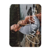 Magnet Flexible Joyeux Noël Script photo de vacances (Vertical)