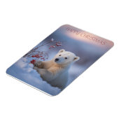 Magnet Flexible Joyeux Ours de Noël (Côté Gauche)
