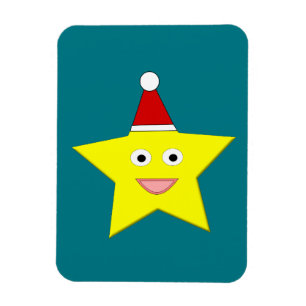 Magnet Flexible Joyeux petit aimant étoile de Noël
