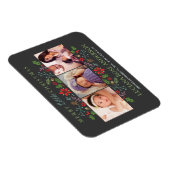 Magnet Flexible Joyeux petit Faire-part de naissance photo de Noël (Côté Droit)