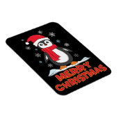 Magnet Flexible Joyeux Pingouin mignon de Noël (Côté Droit)