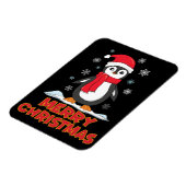 Magnet Flexible Joyeux Pingouin mignon de Noël (Côté Gauche)