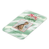 Magnet Flexible Joyeux Tout Script Photo Gîte (Côté Gauche)