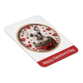 Magnet Flexible Joyeux Valentines Day French Bulldog (Côté Droit)