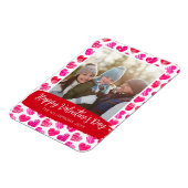 Magnet Flexible Joyeux Valentines Jour Moderne Rouge Coeurs Rose P (Côté Gauche)