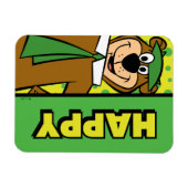 Magnet Flexible Joyeux Yogi Bear (Horizontal)