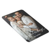 Magnet Flexible Joyful Tidings Script Photo Carte de vacances pers (Côté Droit)