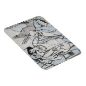 Magnet Flexible Juan Gris - Aux cours des Longchamps (Côté Droit)
